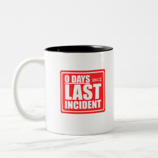 Tasse 2 Couleurs Jours zéro depuis le dernier incident