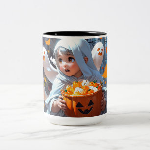 Tasse 2 Couleurs Joyeuse Chasse Fantôme !