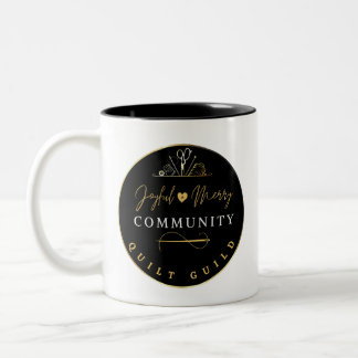 Tasse 2 Couleurs Joyeuse et Joyeuse guilde de courtepointe communau