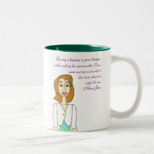 Tasse 2 Couleurs Joyeuse Jane