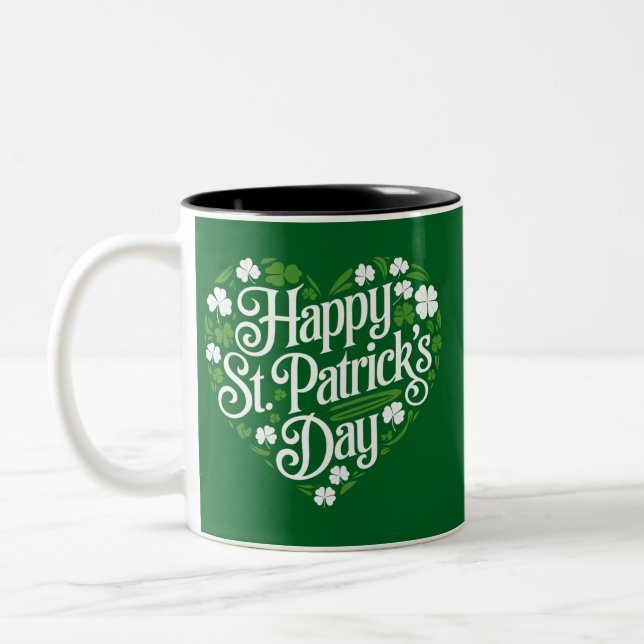 Tasse 2 Couleurs Joyeuse Saint-Patrick  (Gauche)