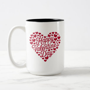 Tasse 2 Couleurs Joyeuse Saint-Valentin Saint-Valentin Amour Coeur