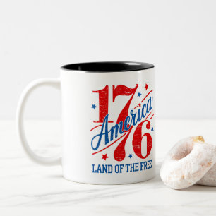 Tasse 2 Couleurs Joyeux 250e anniversaire Amérique 