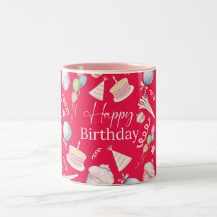Tasse 2 Couleurs Joyeux anniversaire