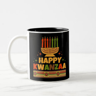 Tasse 2 Couleurs Joyeux Kwanzaa