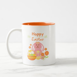 Tasse 2 Couleurs Joyeux lapin de Pâques