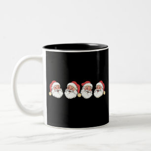 Tasse 2 Couleurs Joyeux Noël Chapeau Père Noël Xmas
