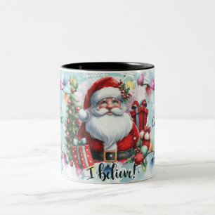 Tasse 2 Couleurs Joyeux Noël Père Noël