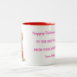 Tasse 2 Couleurs Joyeux Valentines Jour Du Chien Golden Retriever