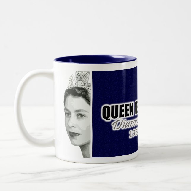 Tasse 2 Couleurs Jubilé de diamant (Gauche)