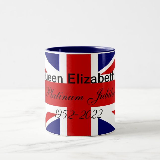 Tasse 2 Couleurs Jubilé de platine.  (Centre)