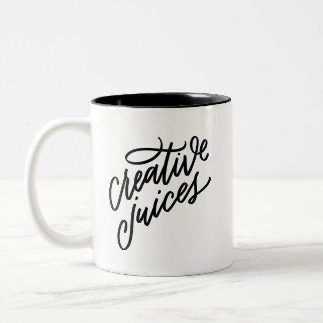 Tasse 2 Couleurs Jus créatifs (Gauche)