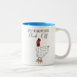 Tasse 2 Couleurs Jusqu'à ce que j'aie pris mon café, fichez-moi la 