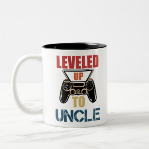 Tasse 2 Couleurs Jusqu'À L'Oncle Nouveau Oncle T-Chemise Nouveau On