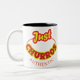 Tasse 2 Couleurs Juste habillement de logo de Churros
