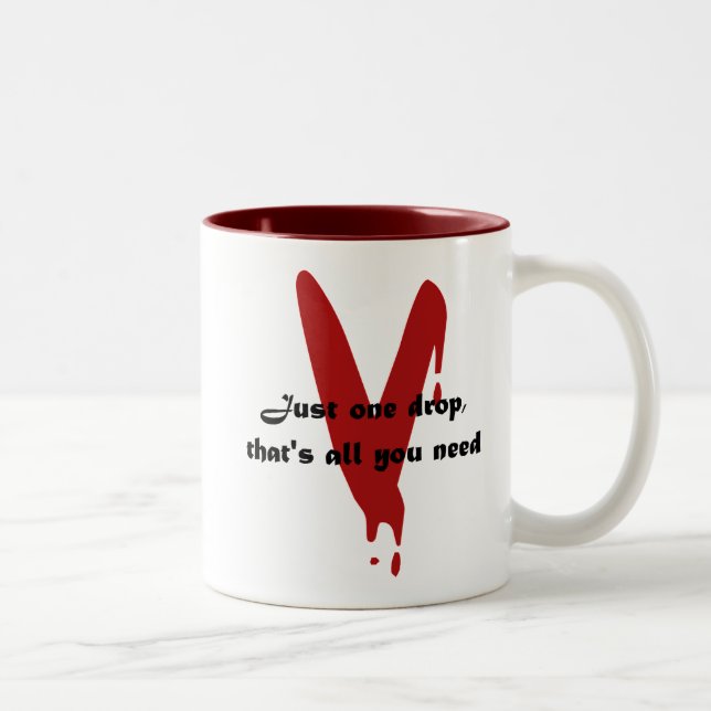 Tasse 2 Couleurs Juste une goutte (Droit)