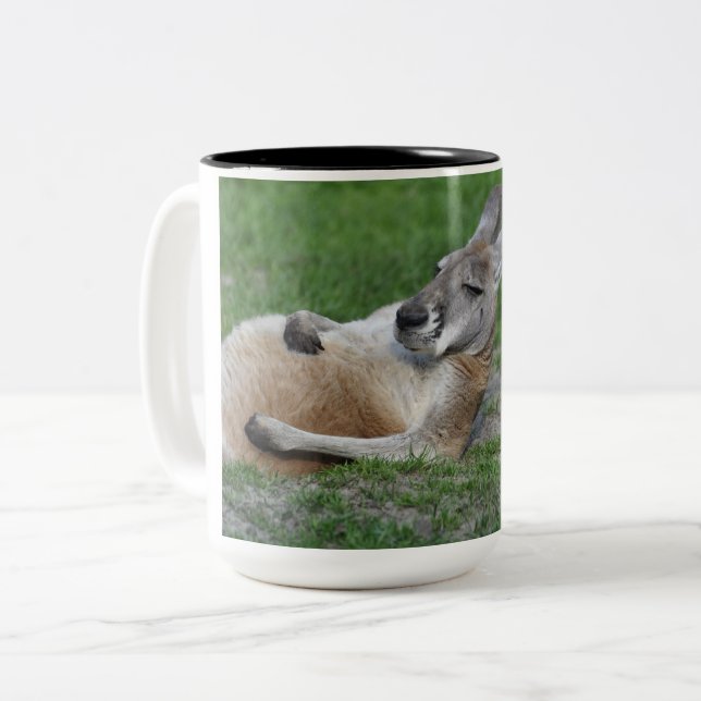 Tasse 2 Couleurs Kangaroo à dos (Devant gauche)