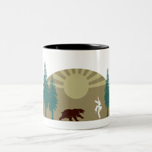 Tasse 2 Couleurs Karate Kick Bear