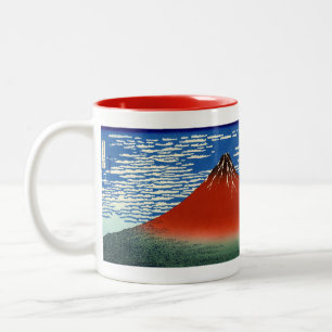 Tasse 2 Couleurs Katsushika Hokusai - Vent Fin, Matin Clair