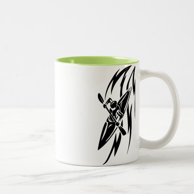 Tasse 2 Couleurs Kayaking frais (Droit)