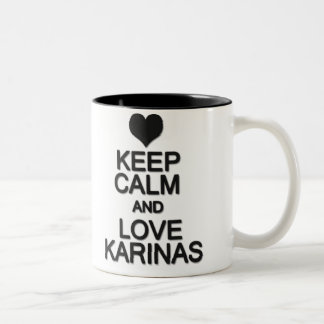 Tasse 2 Couleurs Keep Calm And Love Karinas