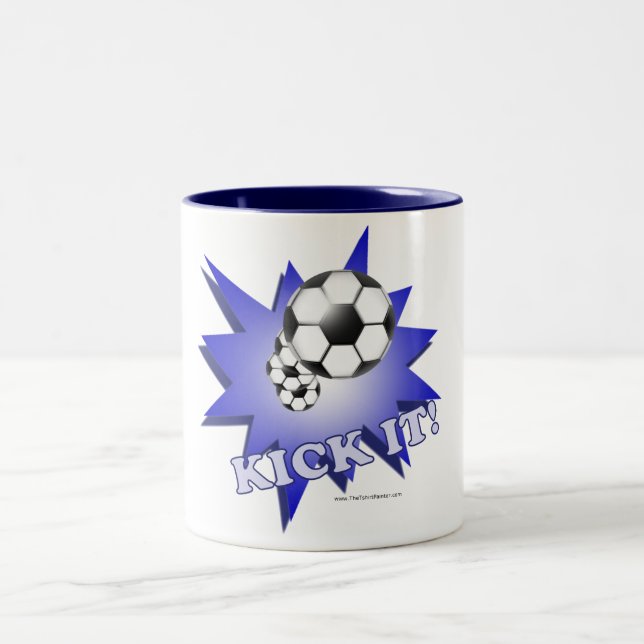 Tasse 2 Couleurs Kick It! (Centre)