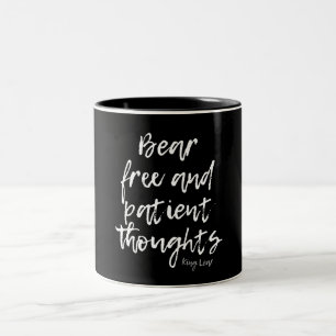 TASSE 2 COULEURS KING LEAR SHAKESPEARE PENSÉES PATIENTES