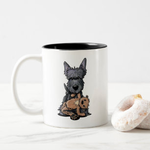 Tasse 2 Couleurs KiniArt Scottie T Et Sassy Big