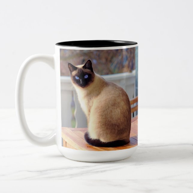Tasse 2 Couleurs Kitty Chat de Siaman (Gauche)