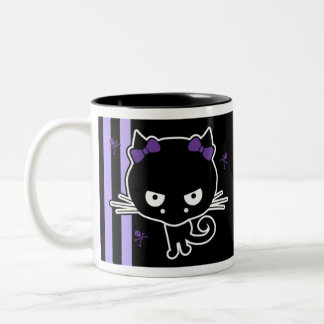 Tasse 2 Couleurs Kitty pourpre