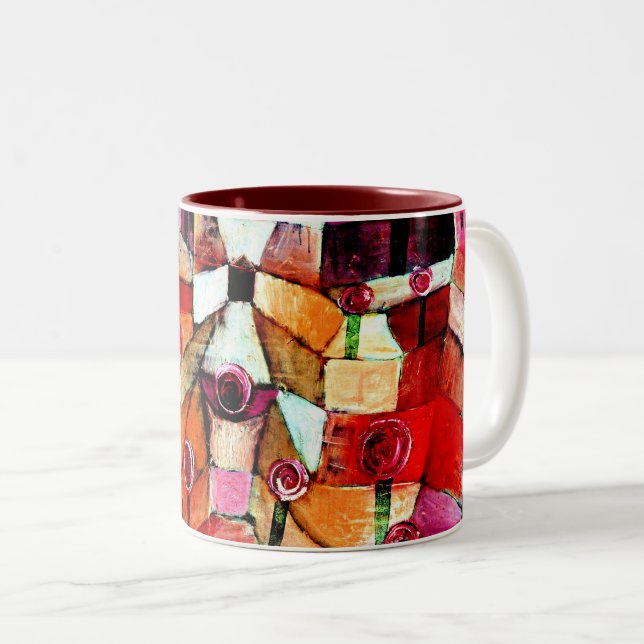 Tasse 2 Couleurs Klee - Jardin Rose (Devant droit)