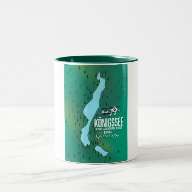 Tasse 2 Couleurs Königssee Berchtesgadener Allemagne (Centre)
