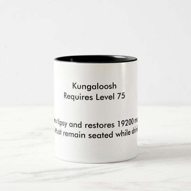 Tasse 2 Couleurs Kungaloosh (Centre)