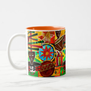 Tasse 2 Couleurs Kwanzaa