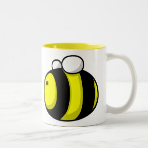 Tasse 2 Couleurs La bande dessinée gaffent l'abeille