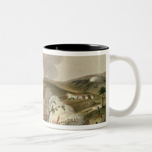 Tasse 2 Couleurs La bataille de waterloo, le 18 juin 1815 (Droit)