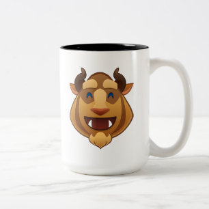 Tasse 2 Couleurs La beauté et la bête Emoji   Bête