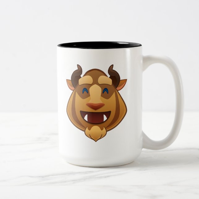 Tasse 2 Couleurs La beauté et la bête Emoji | Bête (Droit)
