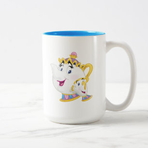 Tasse 2 Couleurs La Beauté Et La Bête Mme Potts Et Chip