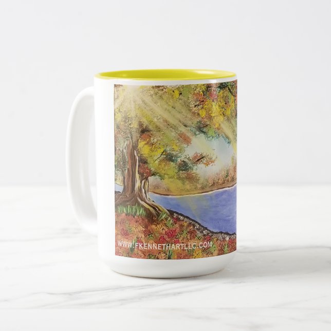 Tasse 2 Couleurs La boue légère de l'automne (Devant gauche)