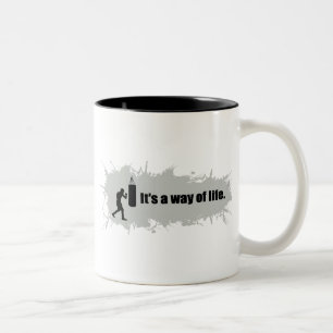 Tasse 2 Couleurs La boxe est un mode de vie