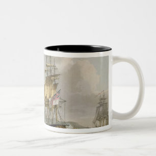 Tasse 2 Couleurs La capture de l'île de Banda, le 9 août 181