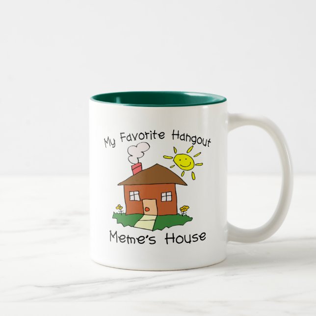 Tasse 2 Couleurs La Chambre de Meme préféré de repaire (Droit)