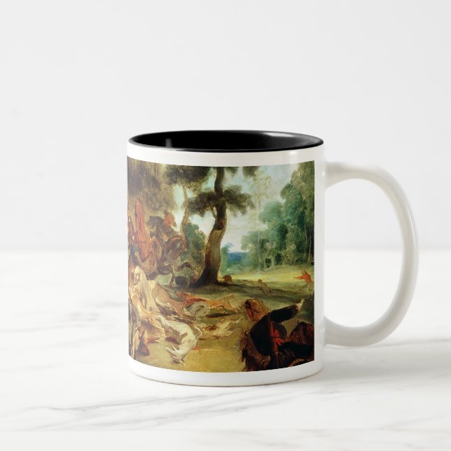 Tasse 2 Couleurs La chasse à sanglier (Droit)