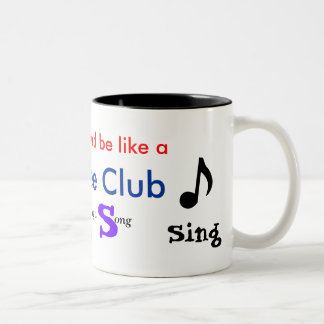 Tasse 2 Couleurs La Clef-Note, musique, club d'allégresse de