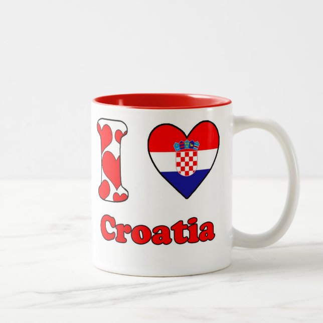 Tasse 2 Couleurs La Croix de l'amour (Droit)