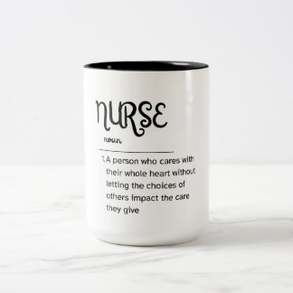 Tasse 2 Couleurs La définition d'une infirmière-Partie 2