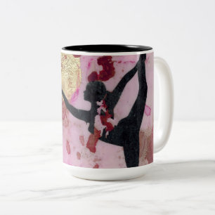 Tasse 2 Couleurs La fille originale 2 de yoga a modifié la tonalit