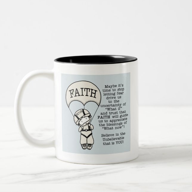 Tasse 2 Couleurs La foi guidera (Gauche)