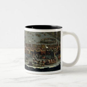 Tasse 2 Couleurs La foire de Frost de l'hiver de 1683-4 sur le Tham